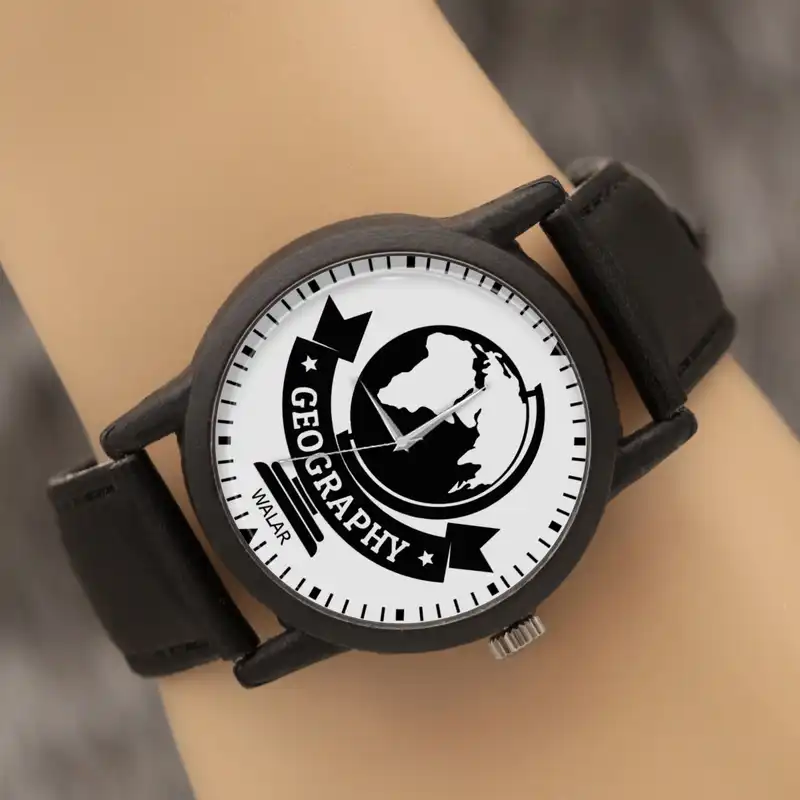 ساعت مچی عقربه ای والار طرح جغرافیا کد LF2672