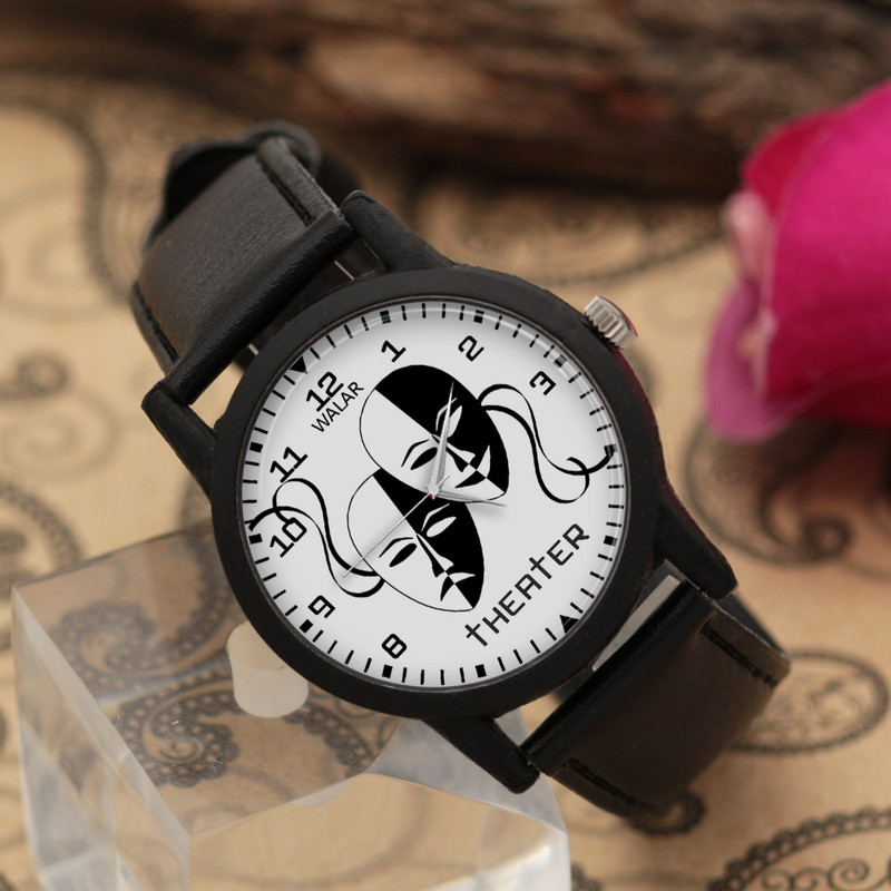 ساعت مچی عقربه ای والار طرح تئاتر کد LF2675