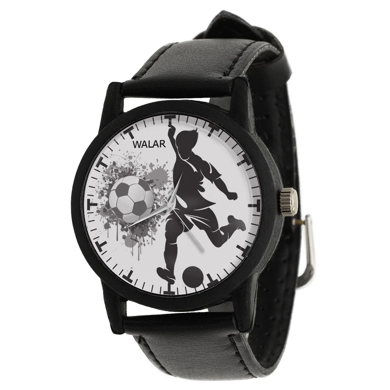 ساعت مچی عقربه ای مردانه والار طرح فوتبالیست کد LF2681