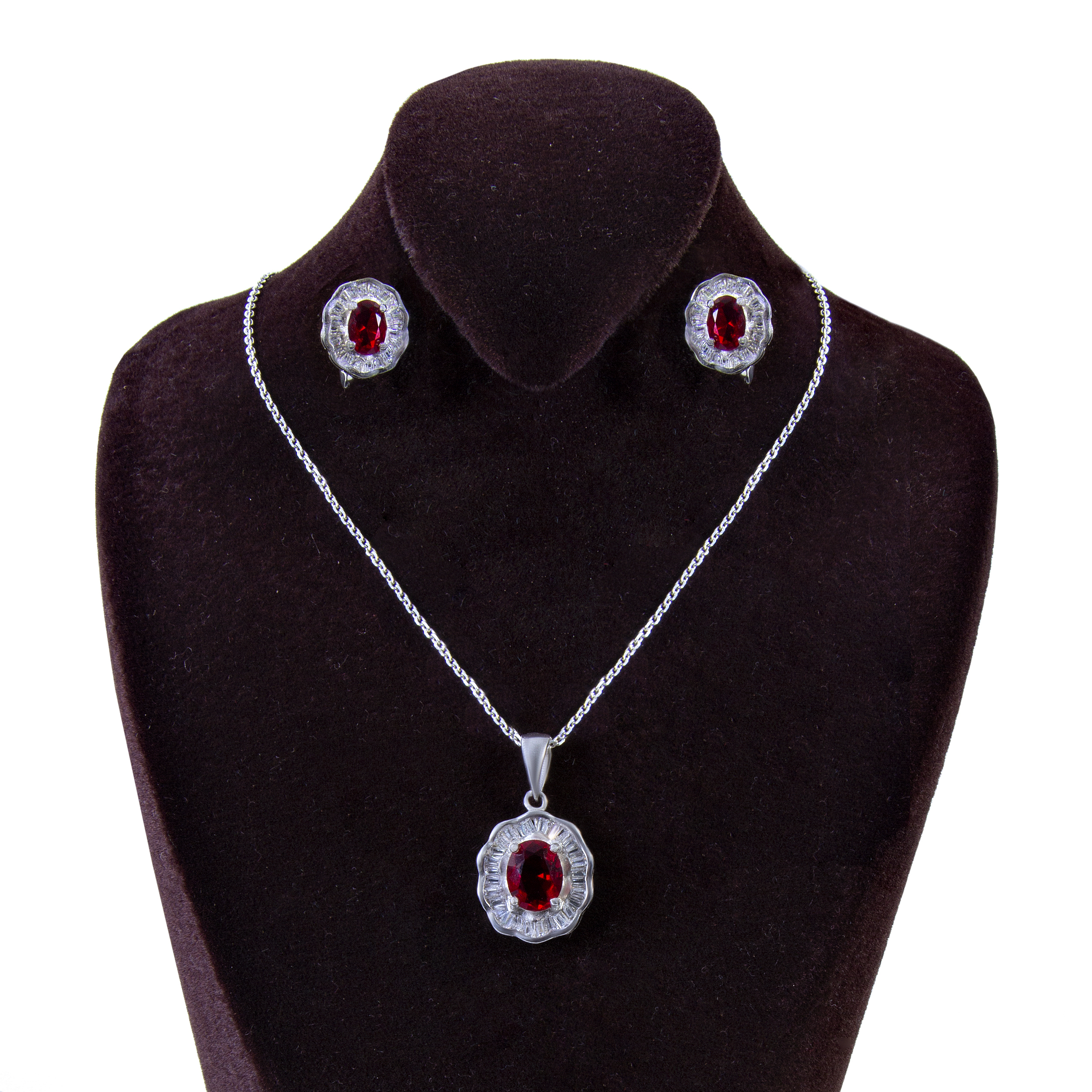  نیم ست نقره زنانه بازرگانی میلادی کد NTR_010