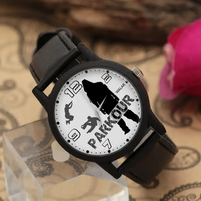 ساعت مچی عقربه ای والار طرح پارکور کد LF2699
