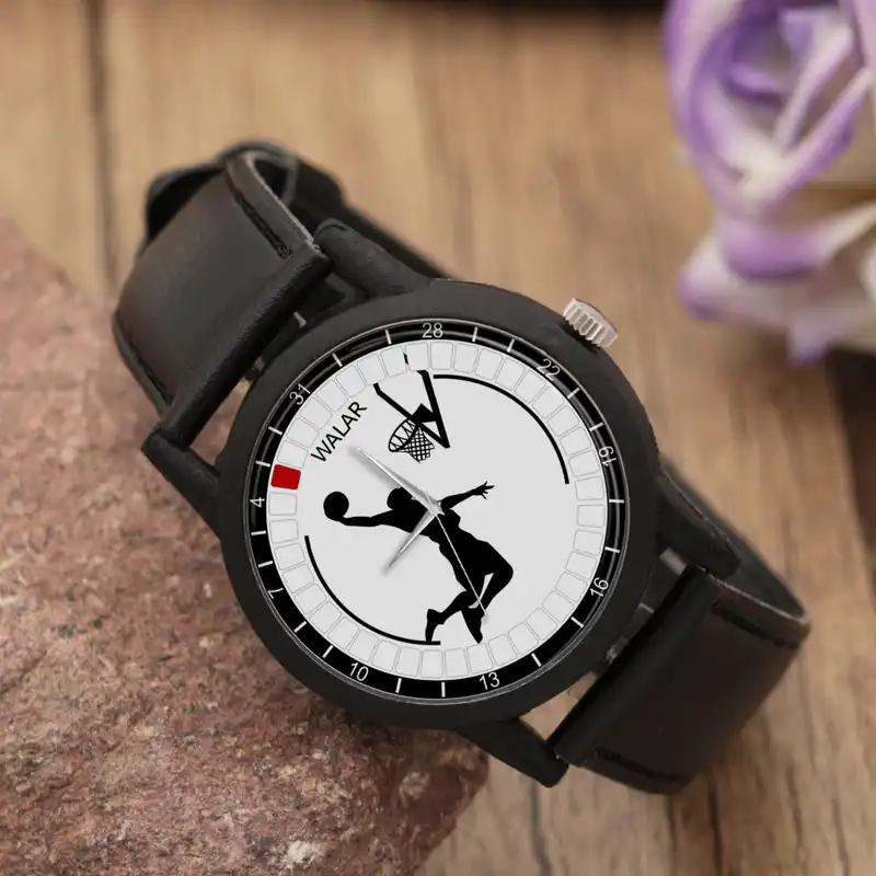 ساعت مچی عقربه ای والار طرح بسکتبال کد LF2711