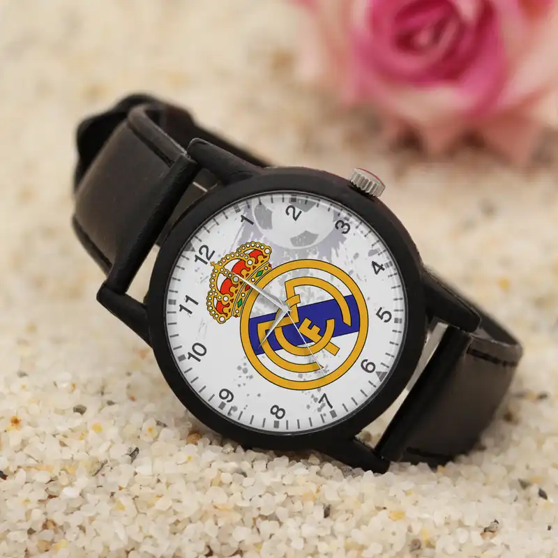 ساعت مچی عقربه ای والار طرح رئال مادرید کد LF2720