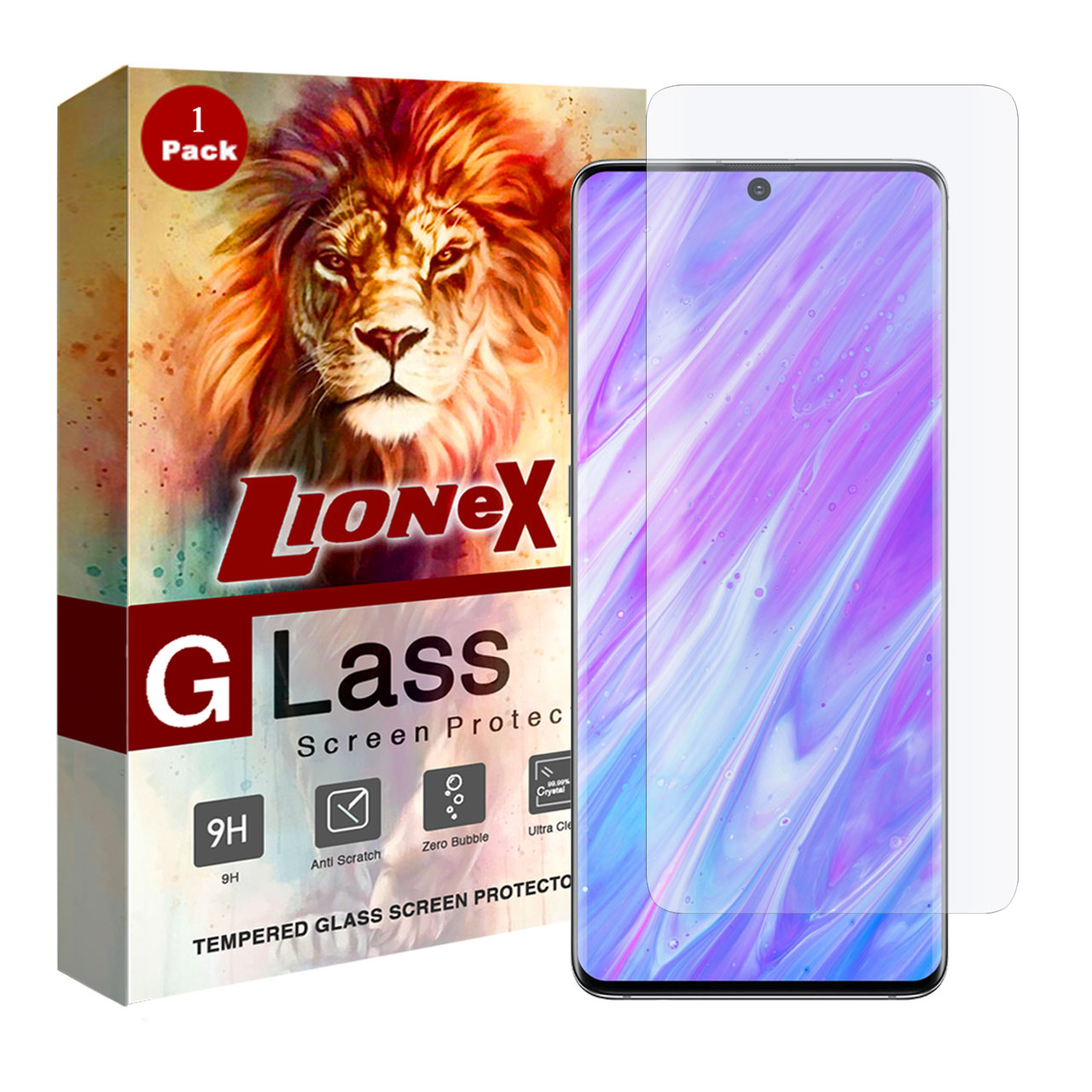 محافظ صفحه نمایش یووی لایت لایونکس مدل LSP مناسب برای گوشی موبایل سامسونگ Galaxy S20 Plus