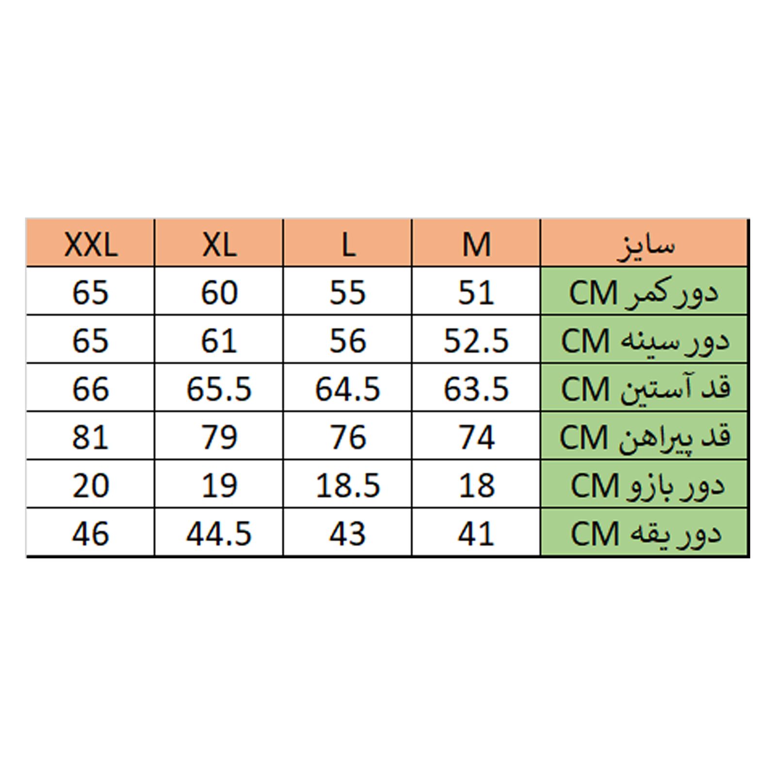 پیراهن مردانه زی سا مدل 153118643ML -  - 7