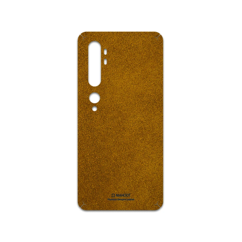 برچسب پوششی ماهوت مدل Brown-Chamois-Leather مناسب برای گوشی موبایل شیائومی Mi Note 10