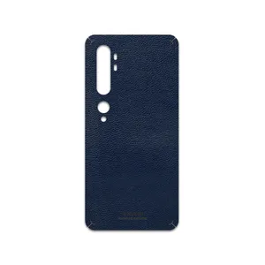 MAHOOT Deep-Blue-Leather Cover Sticker for Xiaomi Mi Note 10