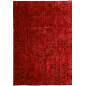 فرش دستبافت رنگ شده هشت متری مدل SRV-8R1