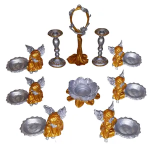 مجموعه ظروف هفت سین 10 پارچه طرح فرشته