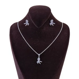  نیم ست نقره زنانه بازرگانی میلادی کد NTR_008