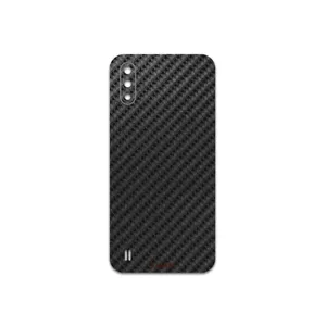 MAHOOT Shine-Carbon-Fiber Cover Sticker for Samsung Galaxy A01