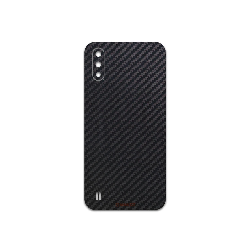 برچسب پوششی ماهوت مدل Carbon-Fiber مناسب برای گوشی موبایل سامسونگ Galaxy A01