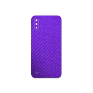 MAHOOT Purple-Fiber Cover Sticker for Samsung Galaxy A01