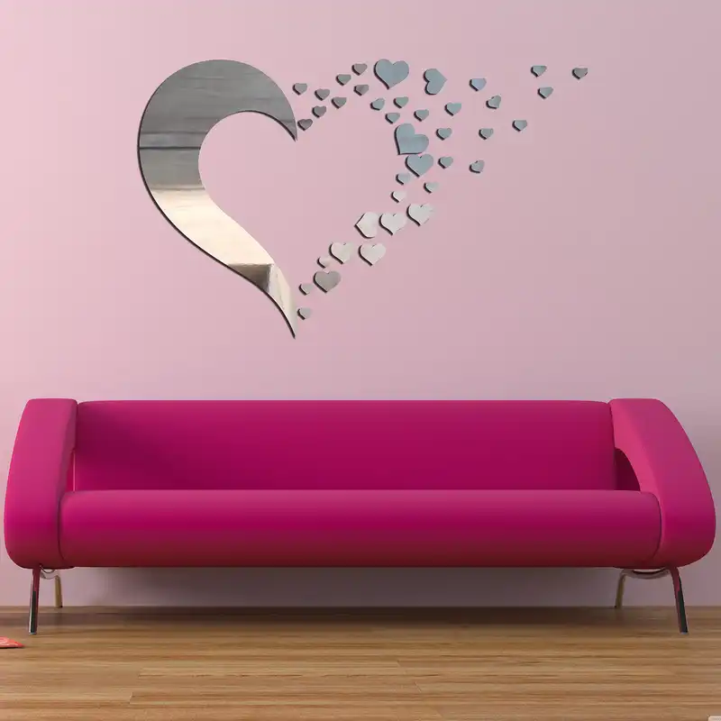 آینه طرح قلب کد z02