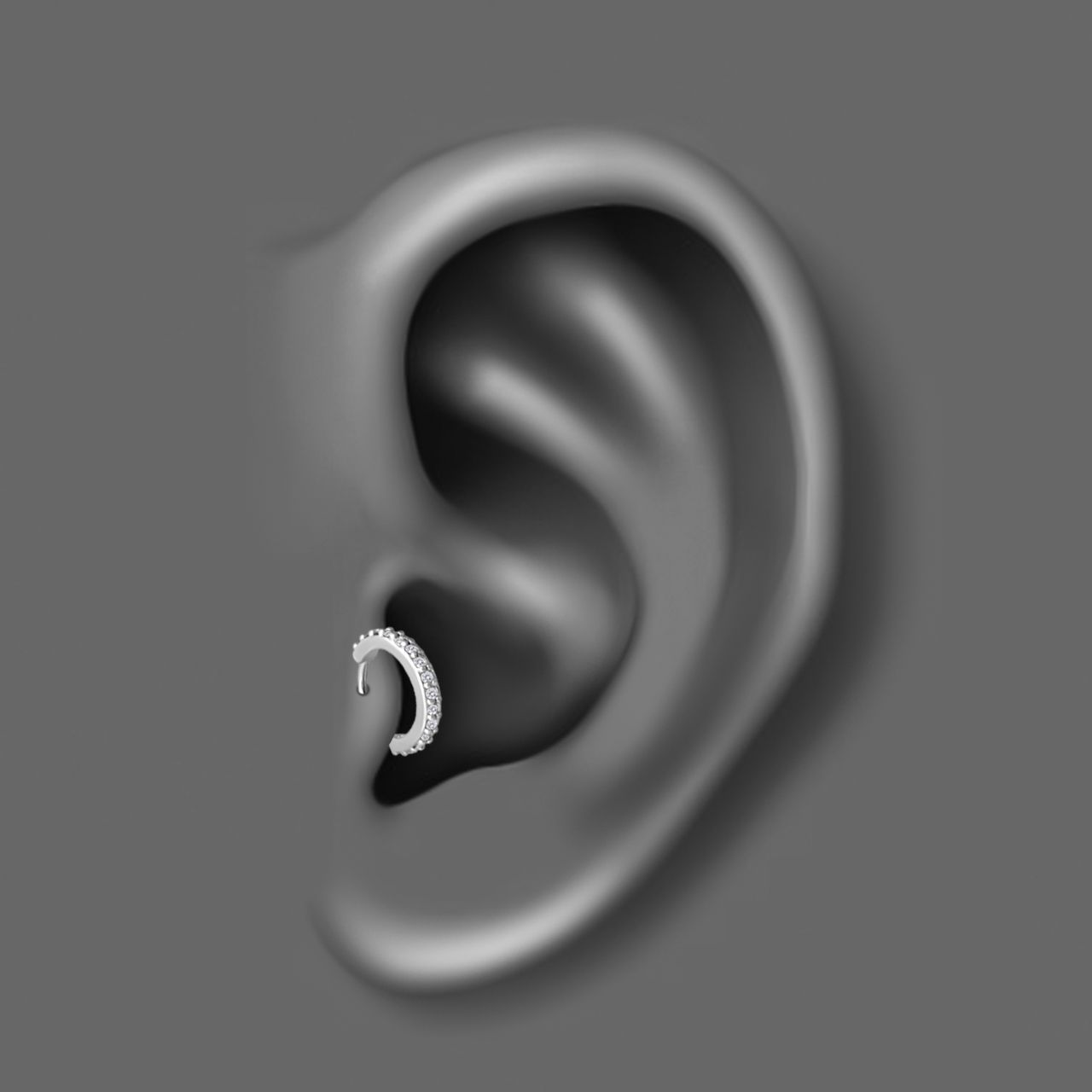 پیرسینگ گوش اقلیمه کد HS69 -  - 5