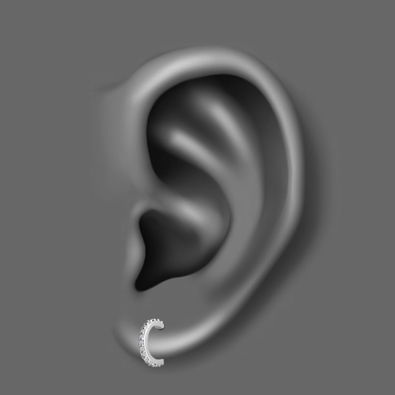 پیرسینگ گوش اقلیمه کد HS69 -  - 7