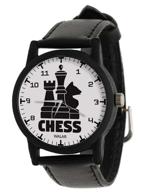 ساعت مچی عقربه ای والار طرح شطرنج کد LF2772