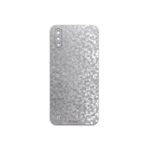 MAHOOT Silver-Silicon Cover Sticker for Samsung Galaxy A01