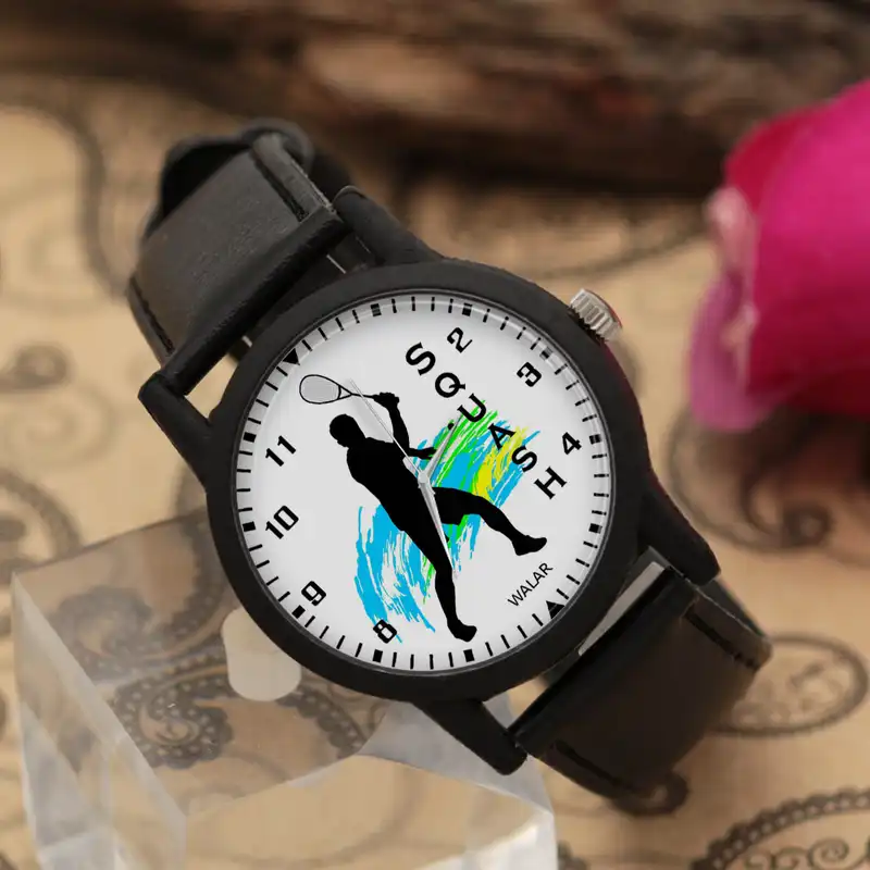 ساعت مچی عقربه ای والار طرح اسکواش کد LF2775