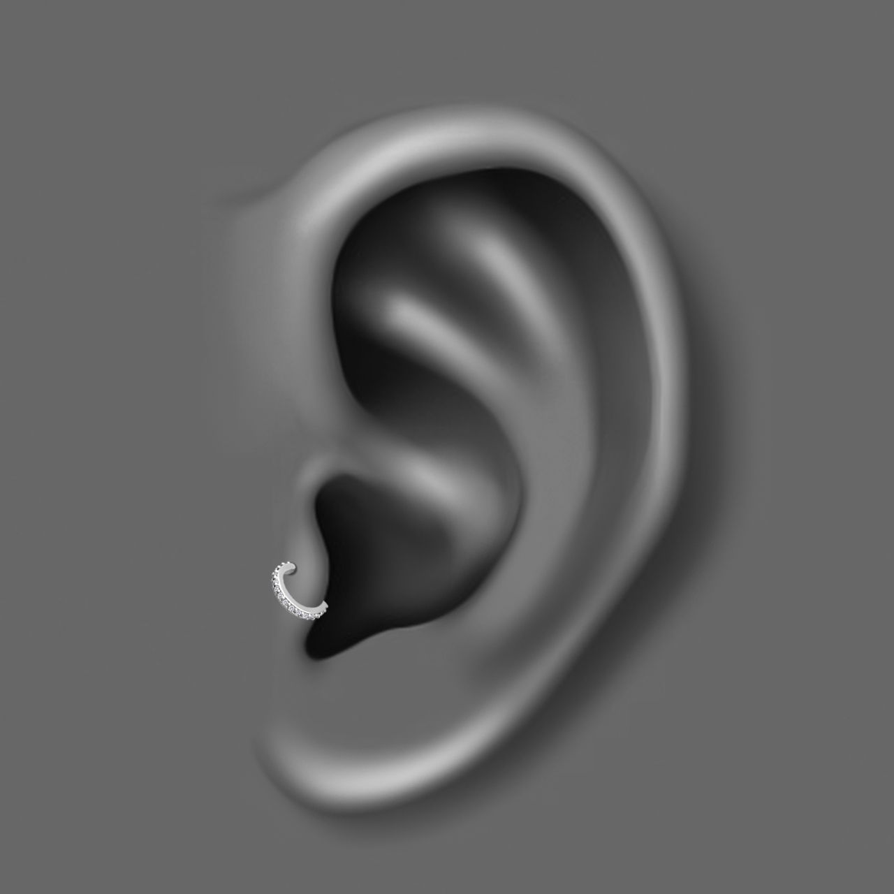 پیرسینگ گوش اقلیمه کد HS71 -  - 5