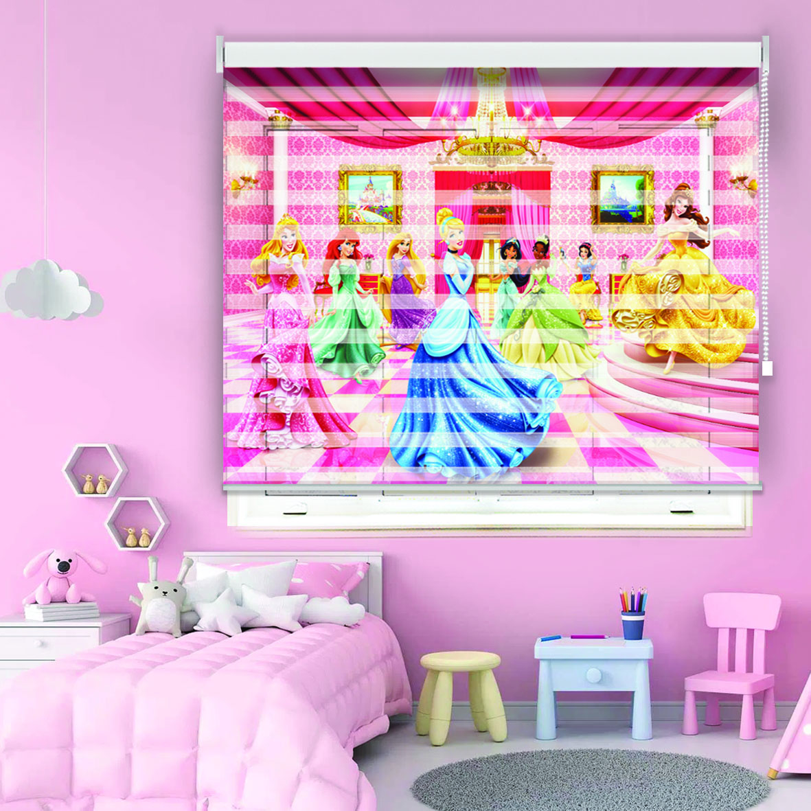 پرده زبرا مدل TZ-04 سایز 200x180 سانتی‌ متر