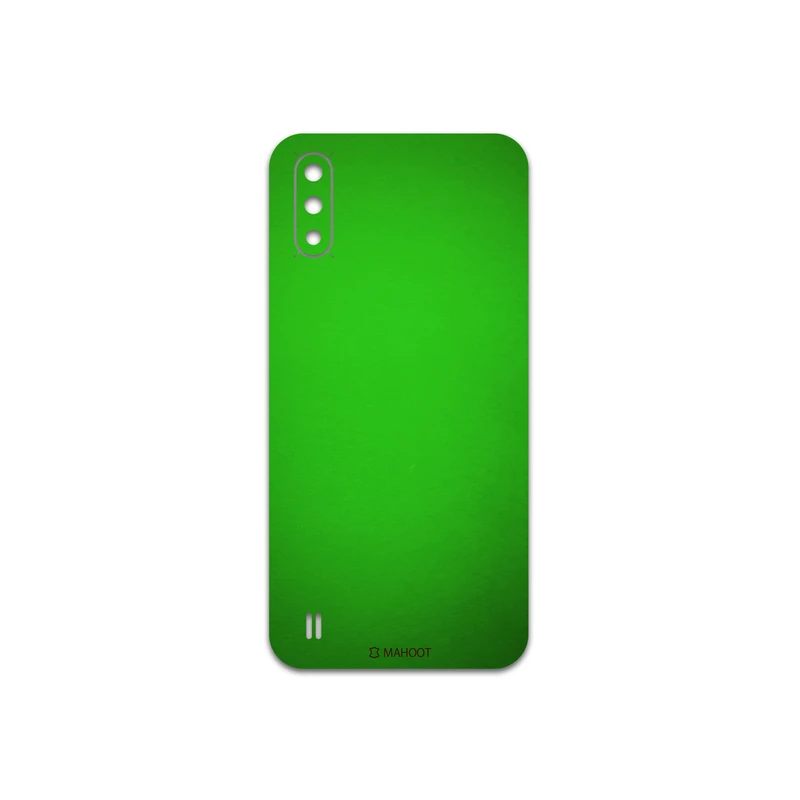 برچسب پوششی ماهوت مدل Metallic-Green مناسب برای گوشی موبایل سامسونگ Galaxy A01