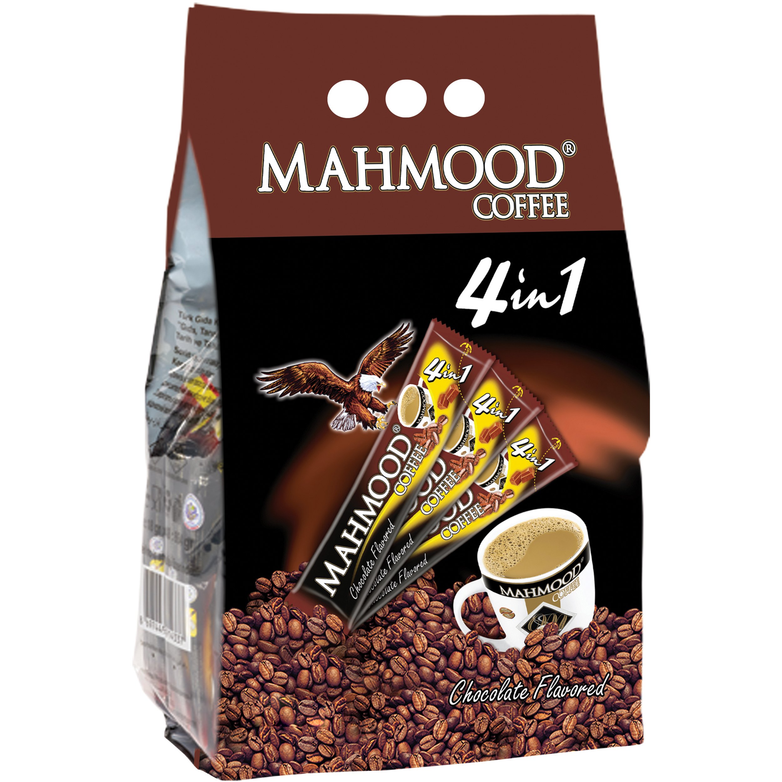 پودر قهوه فوری 4 در 1 محمود با طعم شکلات - 24 عددی