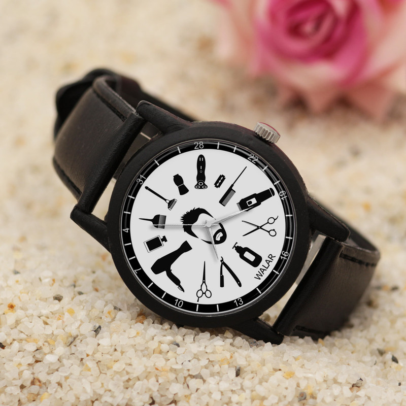 ساعت مچی عقربه ای مردانه والار طرح آرایشگر کد LF2804