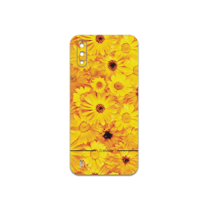 برچسب پوششی ماهوت مدل Yellow-Flower مناسب برای گوشی موبایل سامسونگ Galaxy A01