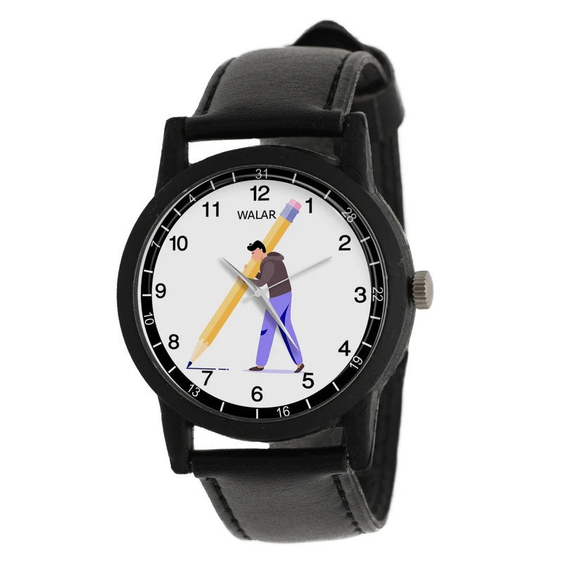 ساعت مچی عقربه ای مردانه والار طرح نویسنده کد LF2810