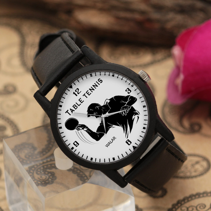 ساعت مچی عقربه ای مردانه والار طرح تنیس روی میز کد LF2812