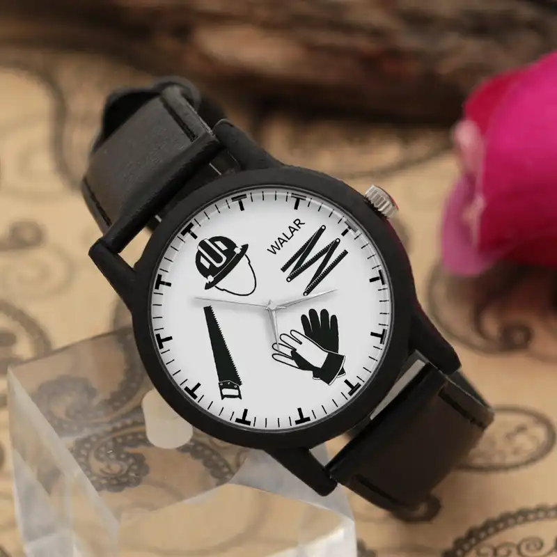 ساعت مچی عقربه ای والار طرح نجار کد LF2815