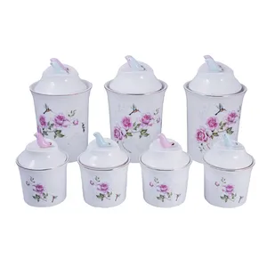 ست جای ادویه 7 پارچه مدل گنجشکی کد 596818