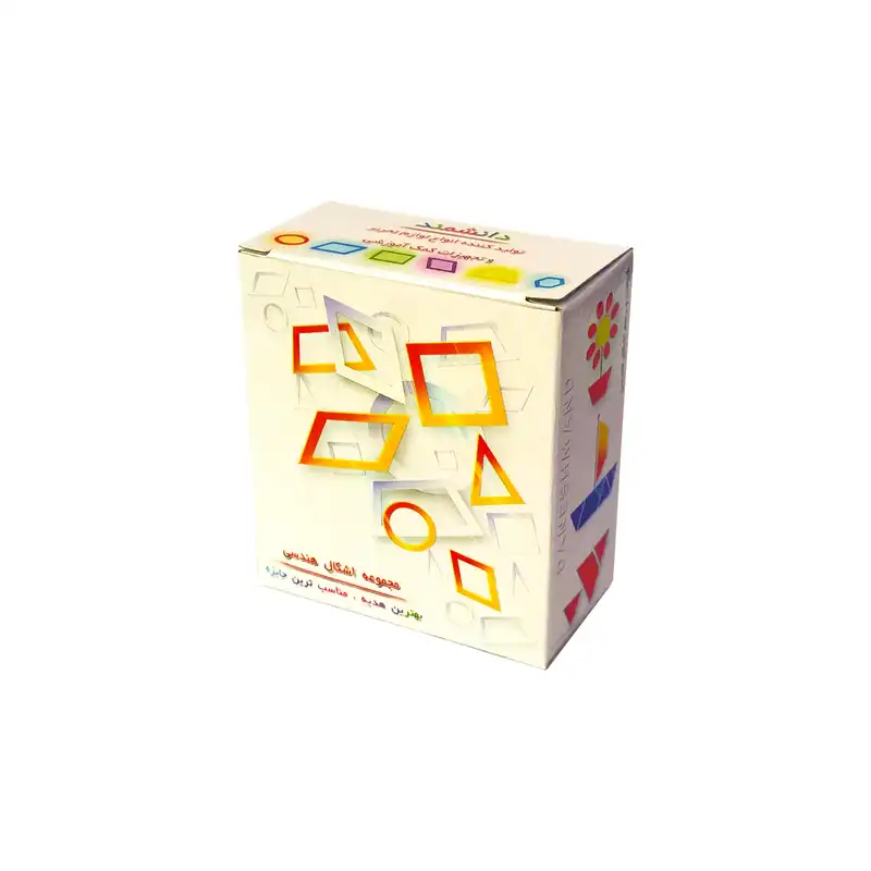 شابلون دانشمند مدل اشکال هندسی کد GS4 مجموعه 11 عددی