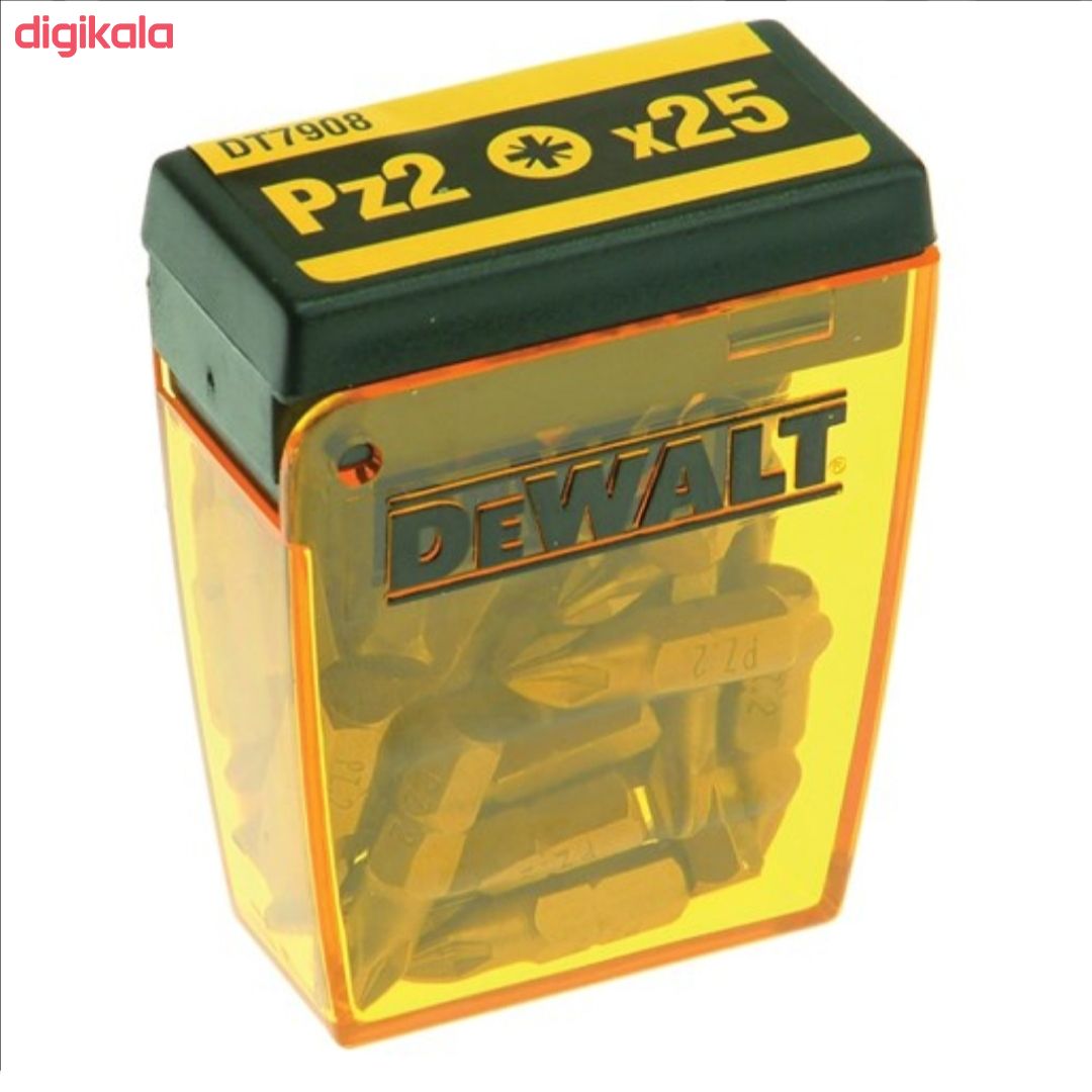 مجموعه 25 عددی سرپیچ گوشتی دیوالت مدل DT7908 PZ2