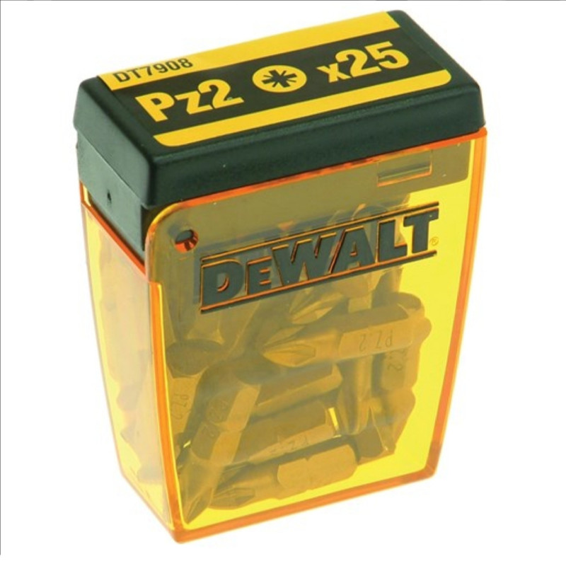 مجموعه 25 عددی سرپیچ گوشتی دیوالت مدل DT7908 PZ2 مجموعه 25 عددی سرپیچ گوشتی دیوالت مدل DT7908 PZ2