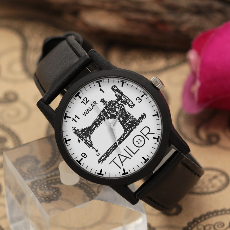 ساعت مچی عقربه ای زنانه و مردانه والار طرح خیاط کد LF2852