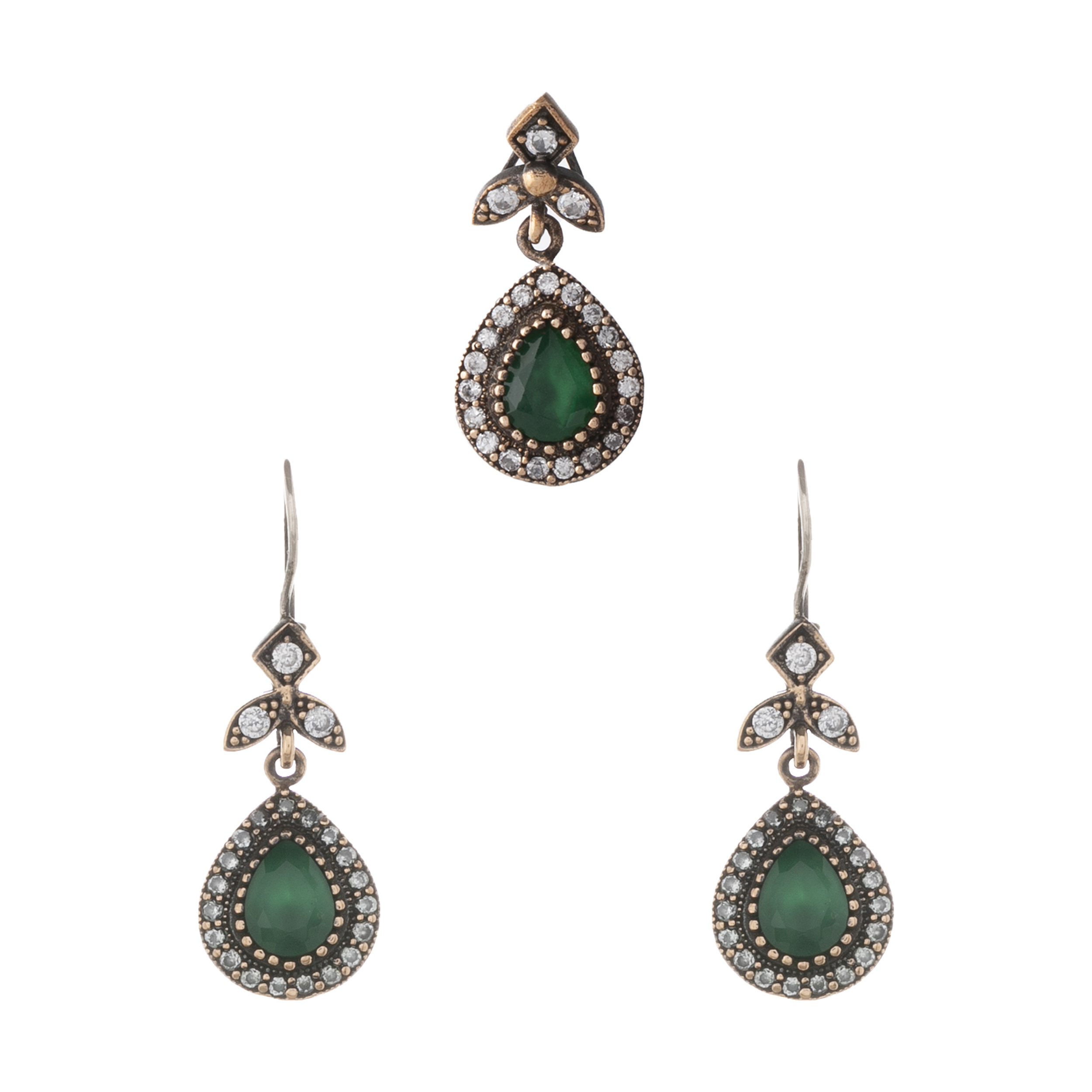 نیم ست نقره زنانه کد 1477M1