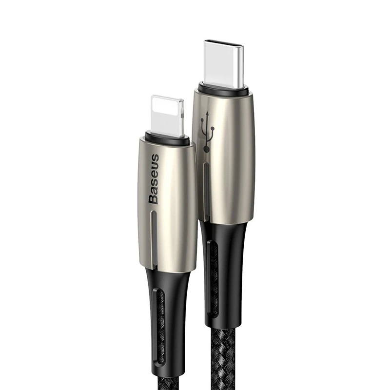 کابل تبدیل USB-C به لایتنینگ باسئوس مدل CATLRD-01 طول 1.3 متر