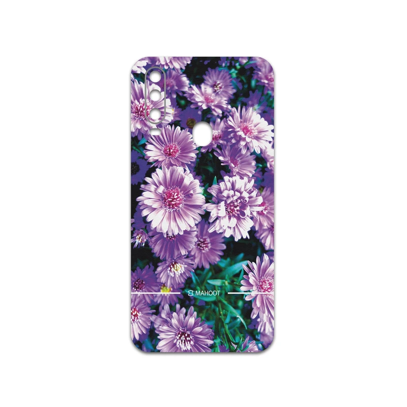برچسب پوششی ماهوت مدل Purple-Flower مناسب برای گوشی موبایل جی ال ایکس Shahin 2