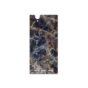 MAHOOT Earth-White-Marble Cover Sticker for Sony Xperia T2 Ultra