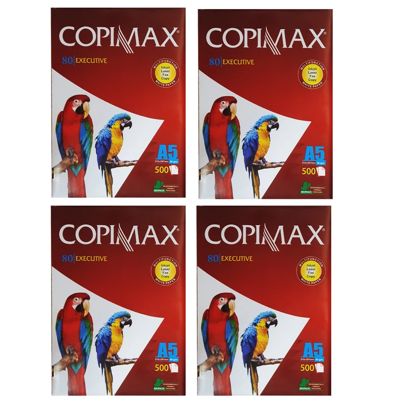 کاغذ A5 کپی مکس مدل A004 بسته 4 عددی