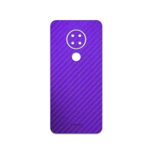MAHOOT Purple-Fiber Cover Sticker for Nokia 7.2