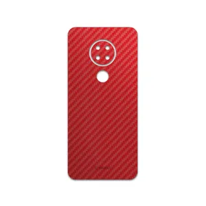 MAHOOT Red-Fiber Cover Sticker for Nokia 7.2