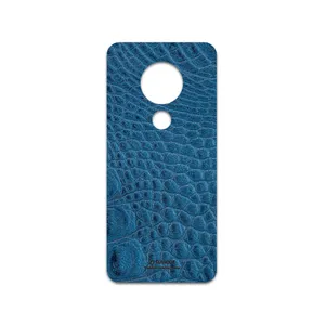 MAHOOT Blue-Crocodile-Leather Cover Sticker for Nokia 7.2