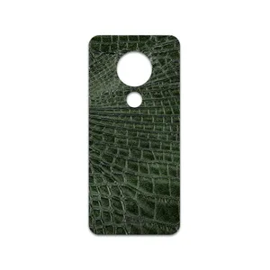 MAHOOT Green-Crocodile-Leather Cover Sticker for Nokia 7.2
