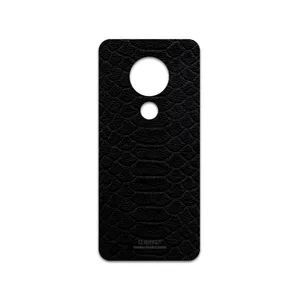 MAHOOT Black-Snake-Leather Cover Sticker for Nokia 7.2