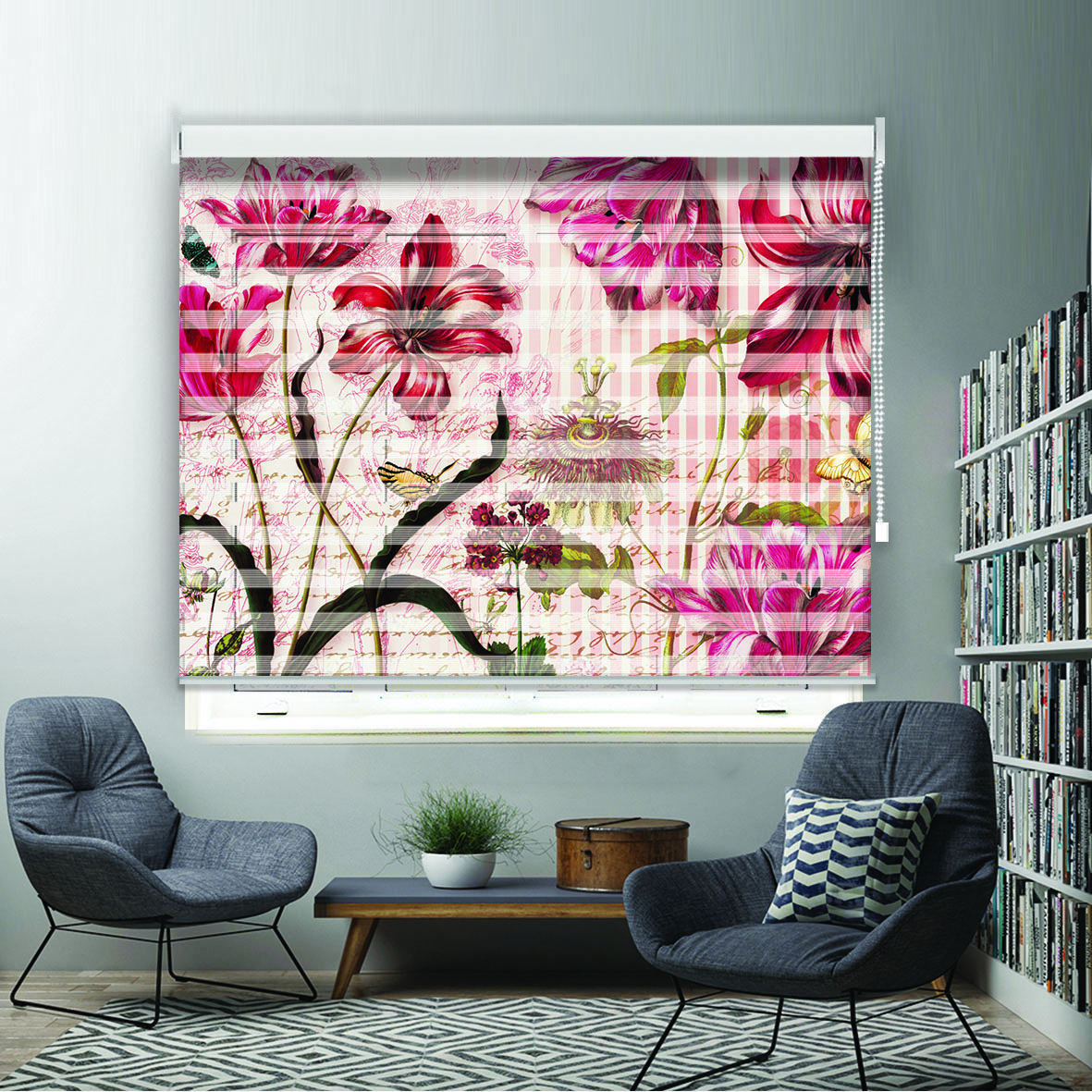 پرده زبرا مدل TD-14 سایز 160x180 سانتی متر