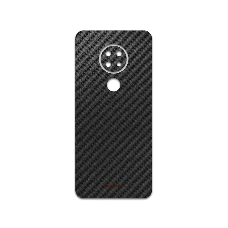 برچسب پوششی ماهوت مدل Shine-Carbon-Fiber مناسب برای گوشی موبایل نوکیا 6.2