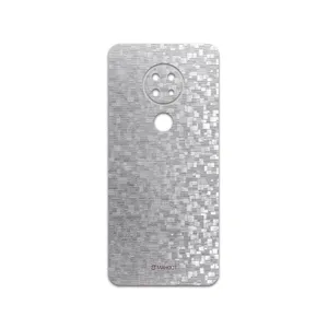 MAHOOT Silver-Silicon Cover Sticker for Nokia 6.2